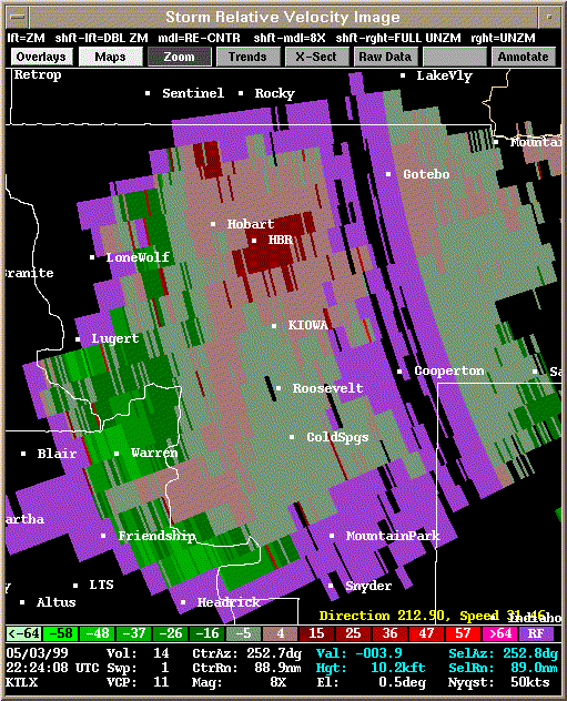 KTLX Radar Image