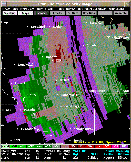 KTLX Radar Image