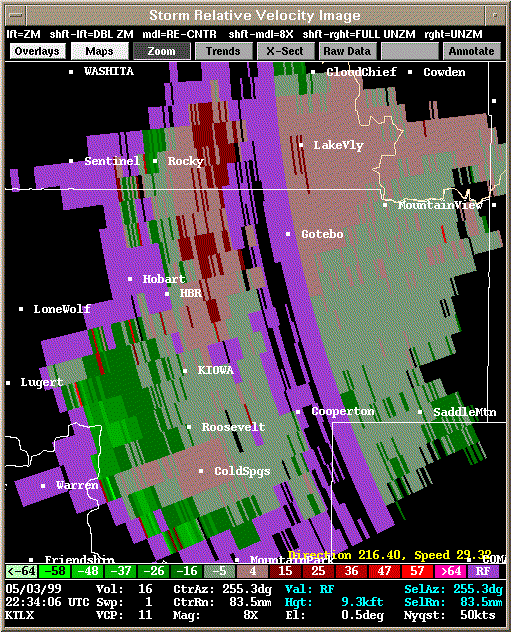 KTLX Radar Image