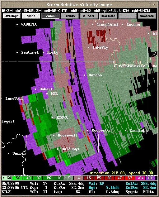 KTLX Radar Image