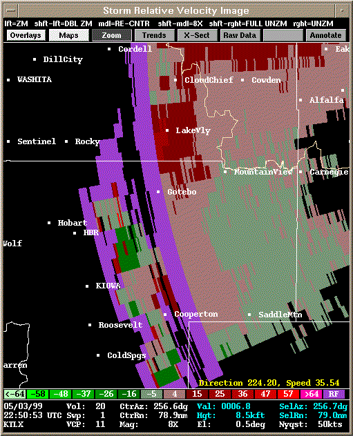 KTLX Radar Image