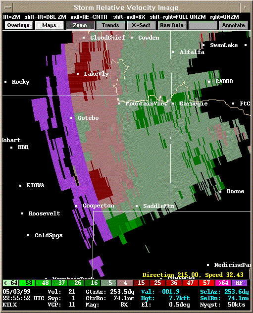 KTLX Radar Image