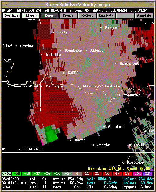 KTLX Radar Image