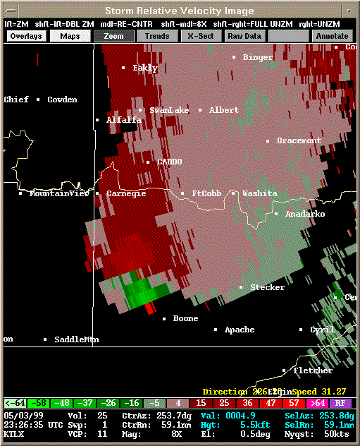 KTLX Radar Image