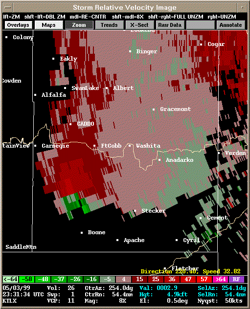 KTLX Radar Image