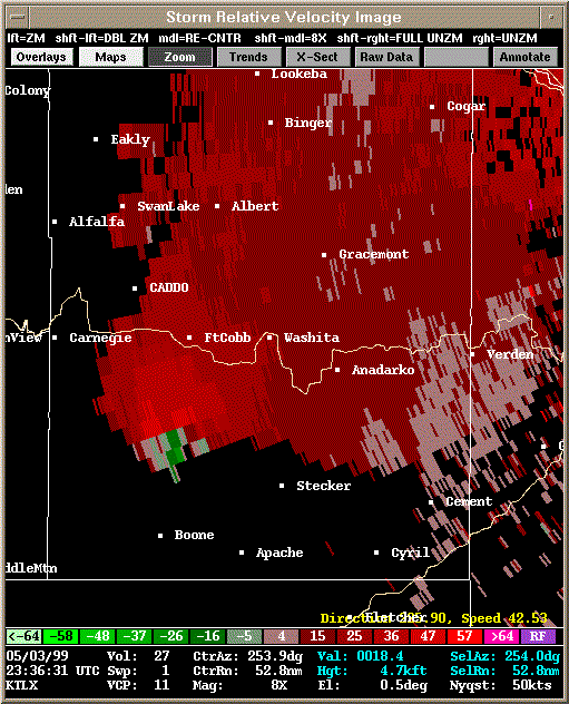 KTLX Radar Image