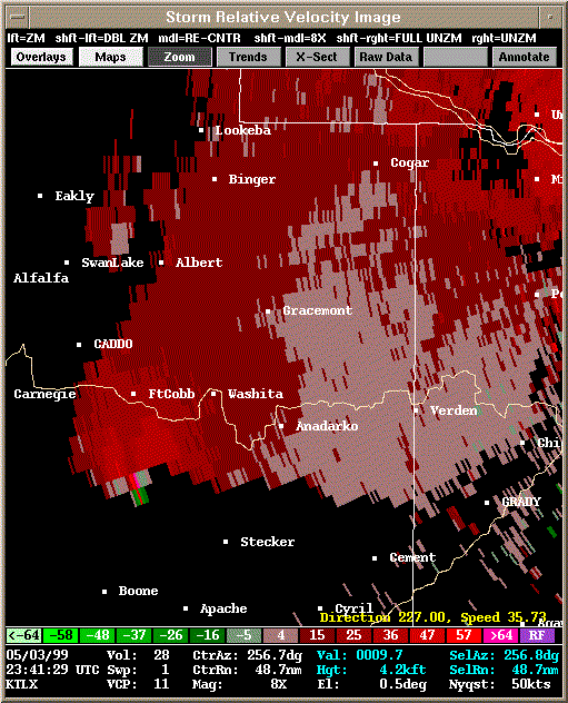 KTLX Radar Image