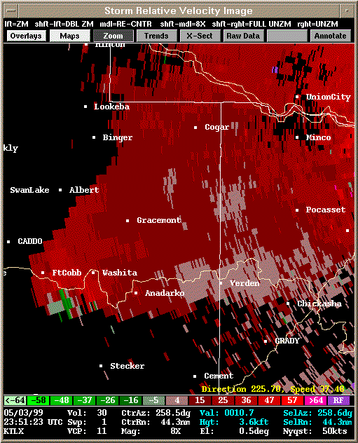 KTLX Radar Image