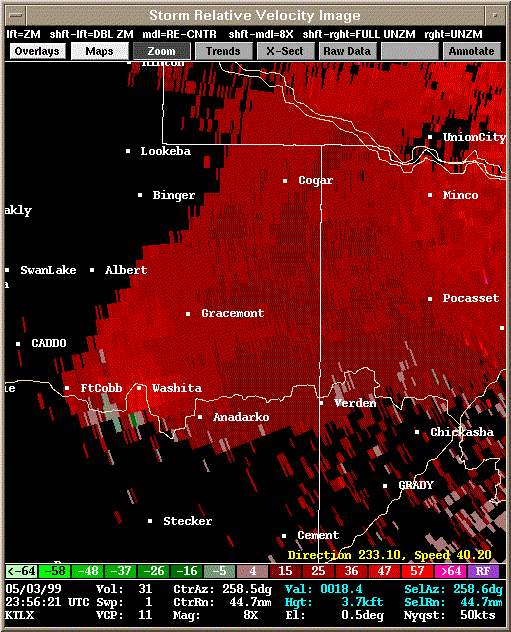 KTLX Radar Image