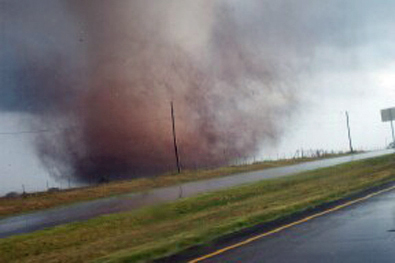 Photo for the October 9, 2001 Cordell, OK F3 Tornado