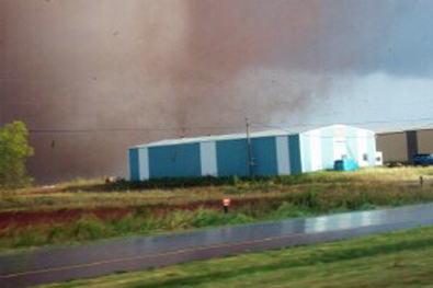 Photo for the October 9, 2001 Cordell, OK F3 Tornado