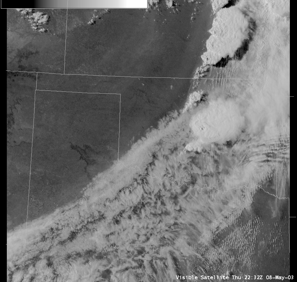 Satellite Image for 5:32 PM CDT, 5/08/2003