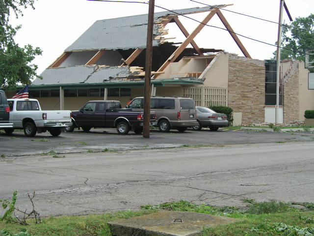 May 9, 2003 tornado damage photo