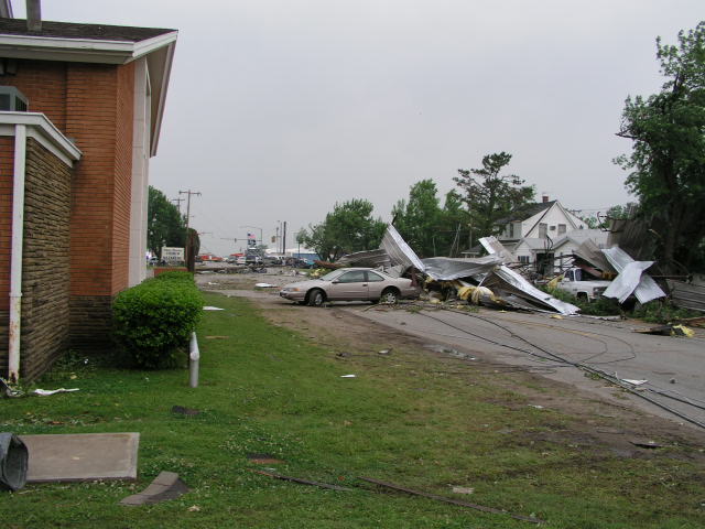 May 9, 2003 tornado damage photo