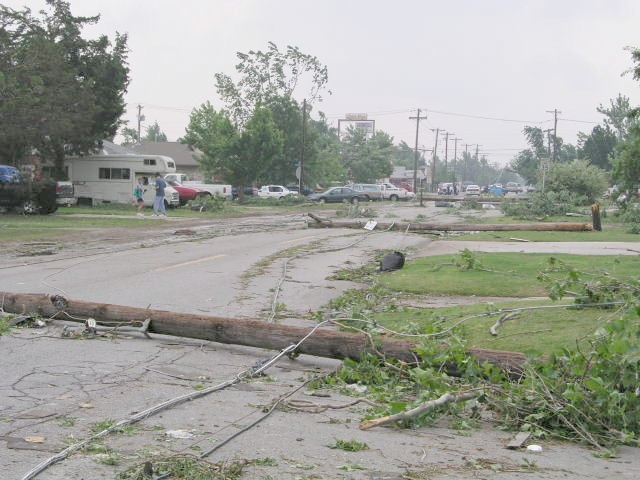 May 9, 2003 tornado damage photo