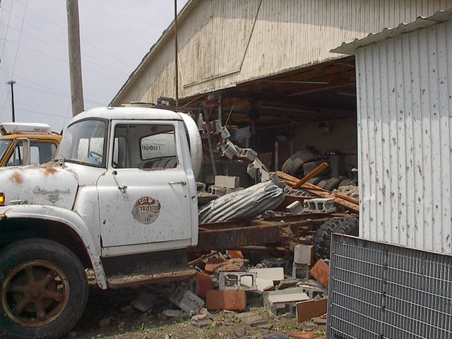 May 9, 2003 tornado damage photo