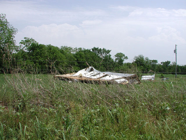 May 9, 2003 tornado damage photo