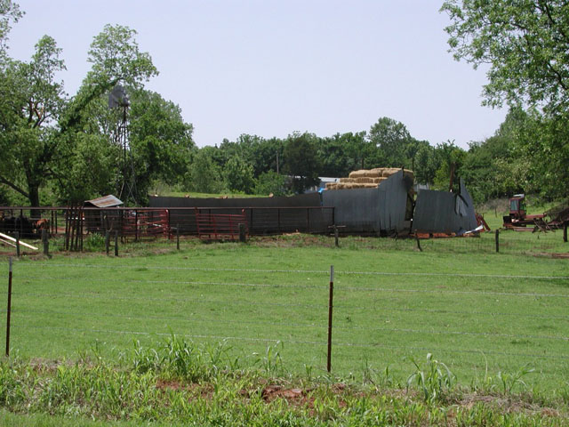 May 9, 2003 tornado damage photo