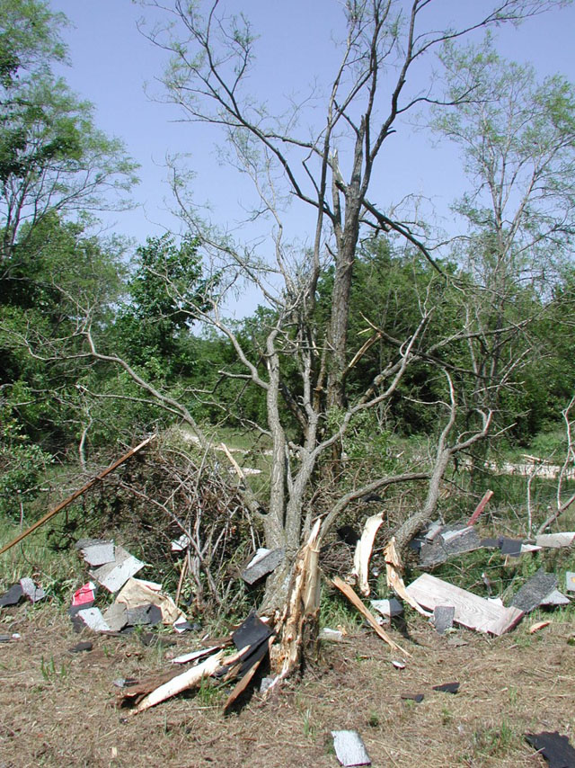 May 9, 2003 tornado damage photo