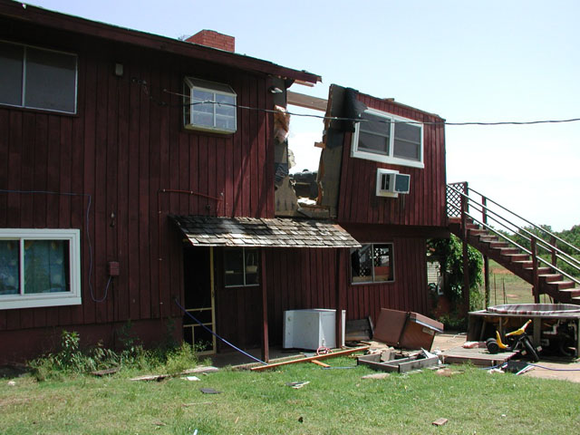 May 9, 2003 tornado damage photo