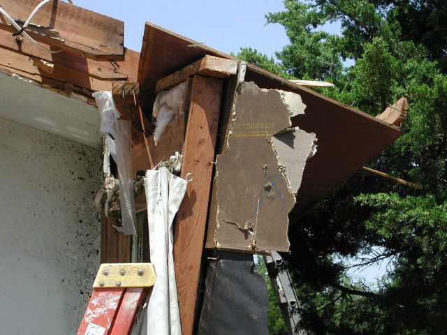 May 9, 2003 tornado damage photo