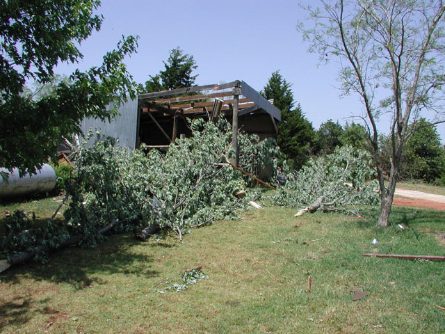 May 9, 2003 tornado damage photo