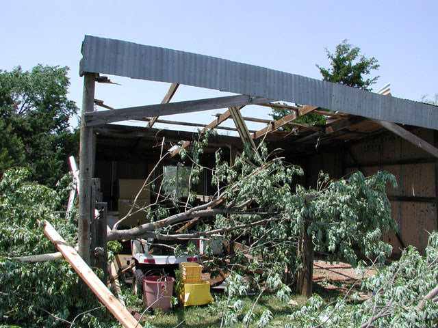 May 9, 2003 tornado damage photo