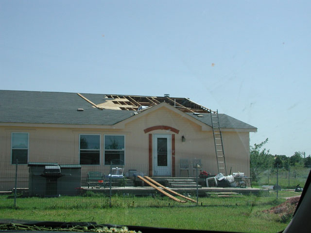 May 9, 2003 tornado damage photo