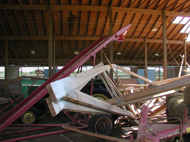 May 9, 2003 tornado damage photo