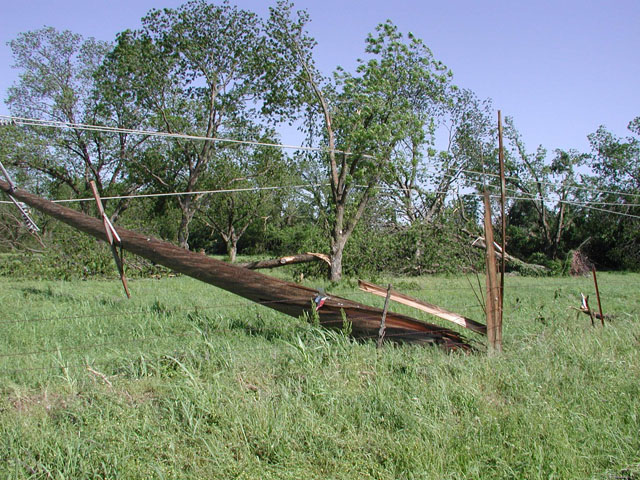 May 9, 2003 tornado damage photo