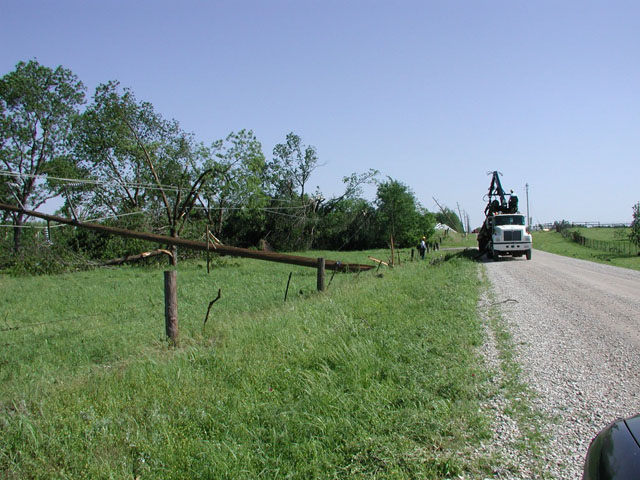 May 9, 2003 tornado damage photo