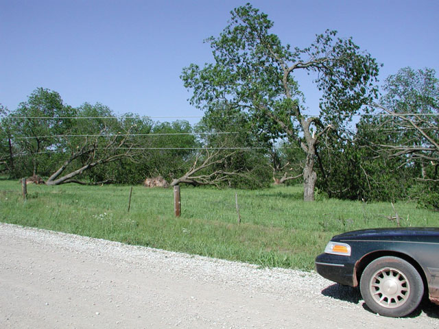 May 9, 2003 tornado damage photo