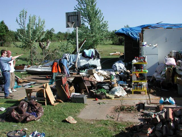 May 9, 2003 tornado damage photo