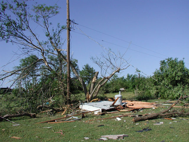 May 9, 2003 tornado damage photo