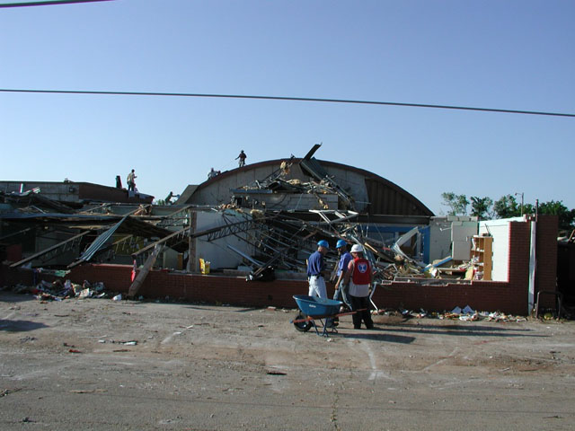 May 9, 2003 tornado damage photo