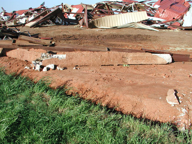 May 9, 2003 tornado damage photo