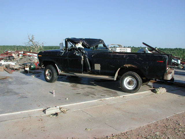 May 9, 2003 tornado damage photo