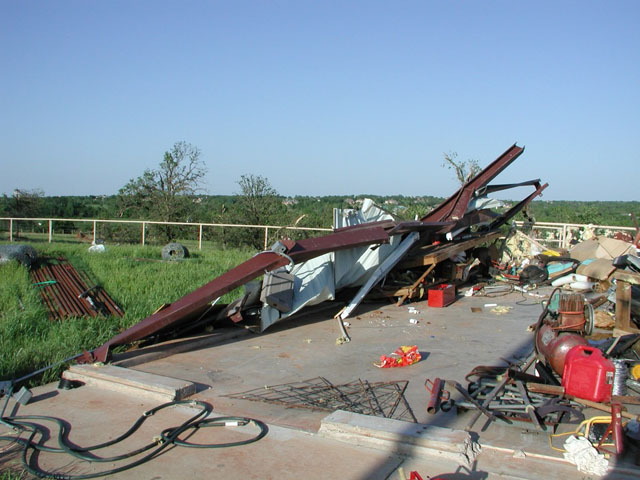 May 9, 2003 tornado damage photo