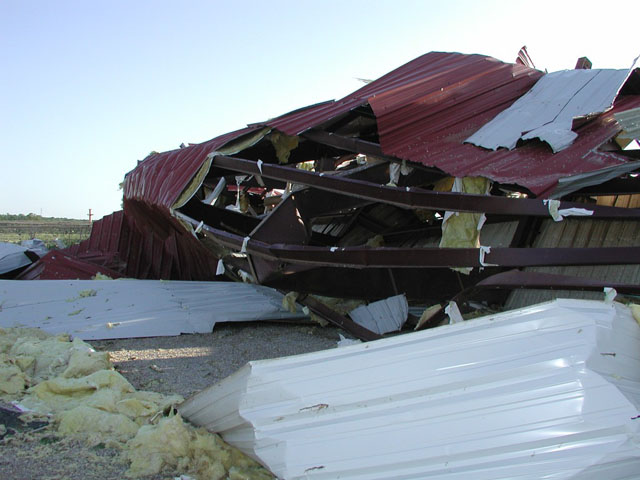 May 9, 2003 tornado damage photo