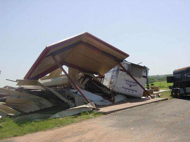 May 9, 2003 tornado damage photo