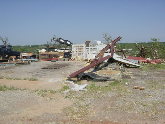 May 9, 2003 tornado damage photo