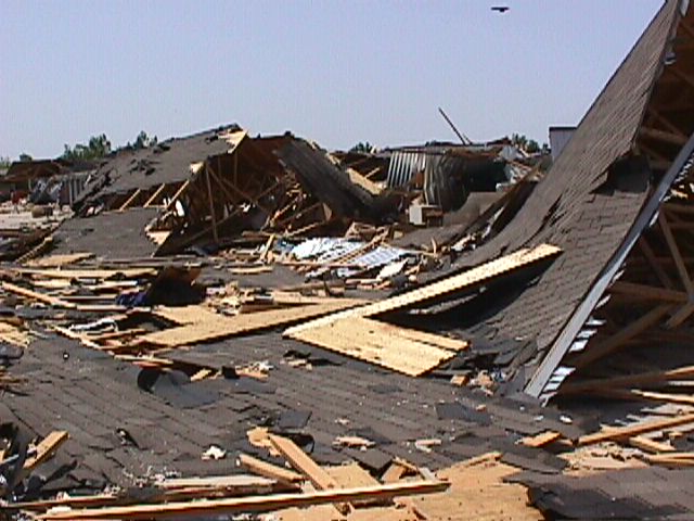 May 9, 2003 tornado damage photo