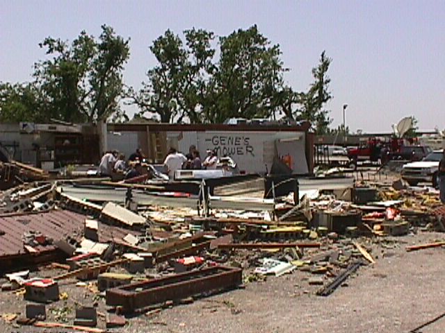 May 9, 2003 tornado damage photo