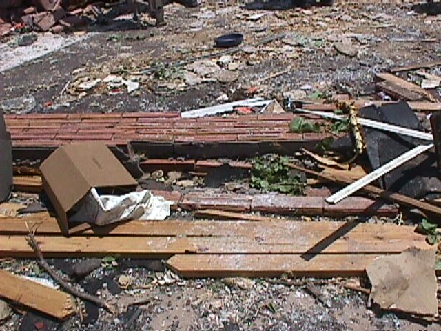 May 9, 2003 tornado damage photo