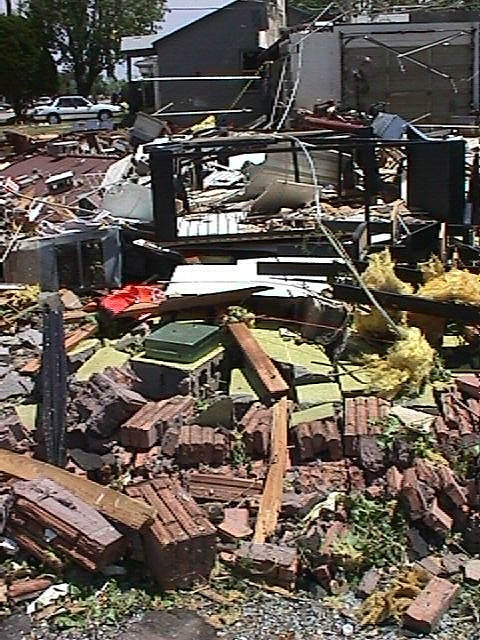 May 9, 2003 tornado damage photo