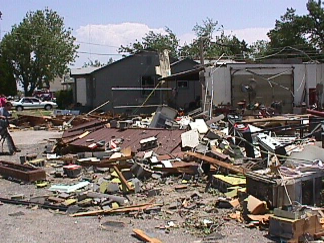 May 9, 2003 tornado damage photo