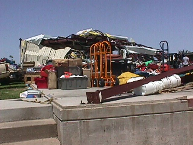 May 9, 2003 tornado damage photo