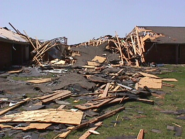 May 9, 2003 tornado damage photo