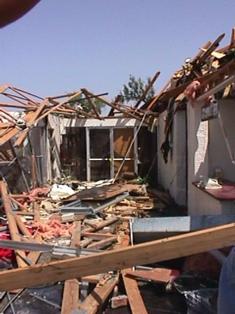 May 9, 2003 tornado damage photo