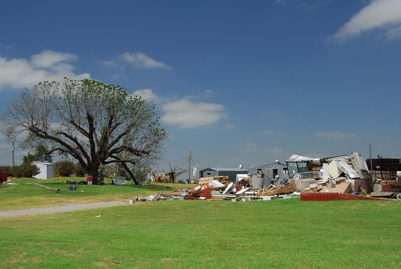 August 19, 2007 tornado damage photo